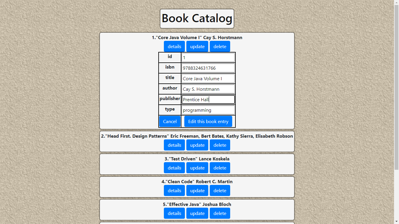 Edit book